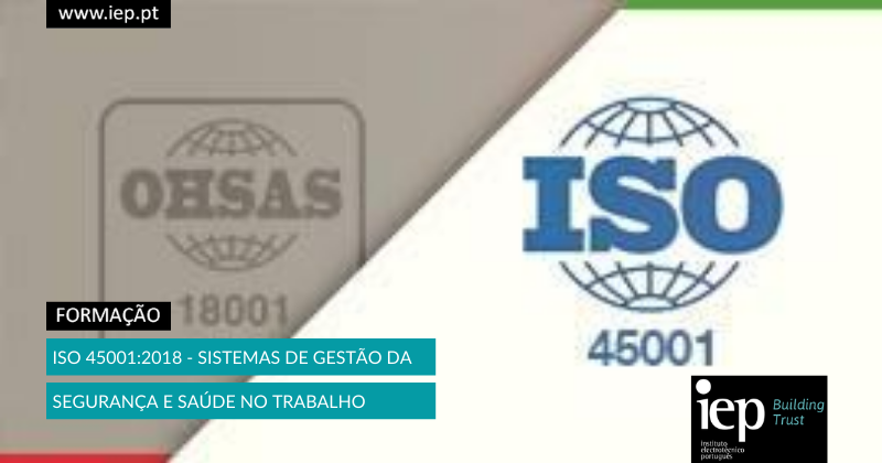 ISO 45001:2018 - SISTEMAS DE GESTÃO E SAÚDE NO TRABALHO - 8 Horas