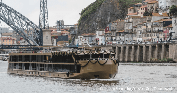 Ensaios acústicos IEP no novo navio-hotel do Douro