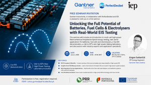 IEP acolhe seminário internacional sobre ensaios avançados para baterias, fuel cells e eletrólisadores