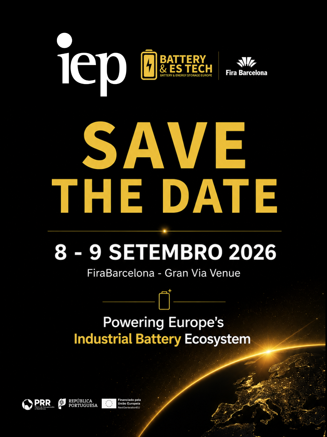 IEP Lab & Research Centre marca presença na Battery & Energy Storage Tech Europe 2026