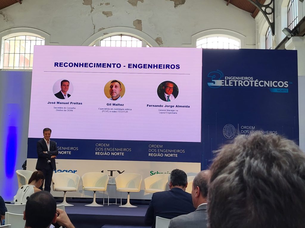Gil Maltez distinguido no 3.º Encontro de Engenheiros Eletrotécnicos